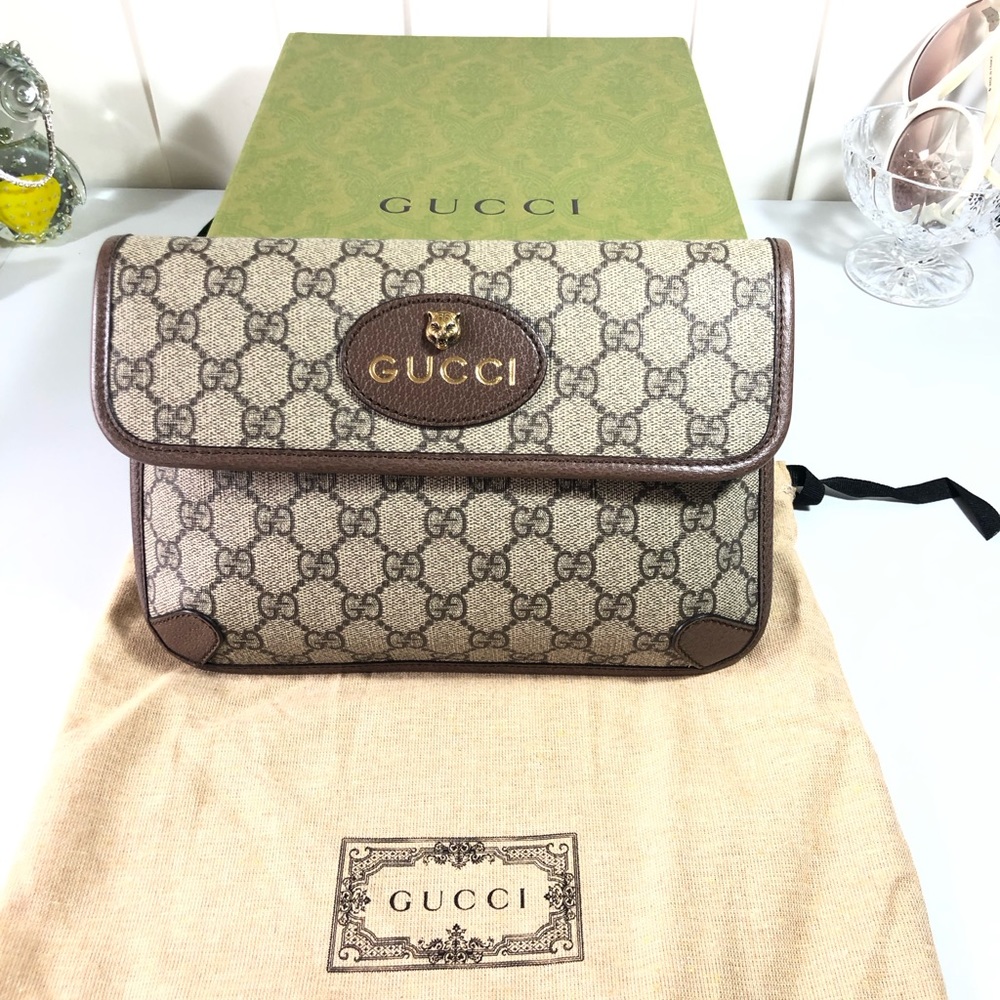 Authentic Gucci Neo Vintage GG Supreme Belt Bag